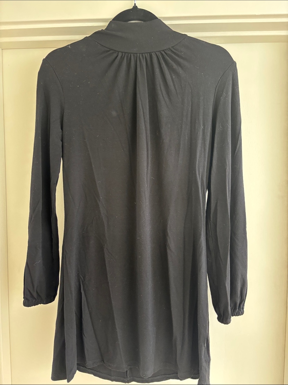 Michael Kors Black Long Sleeve Tunic Top